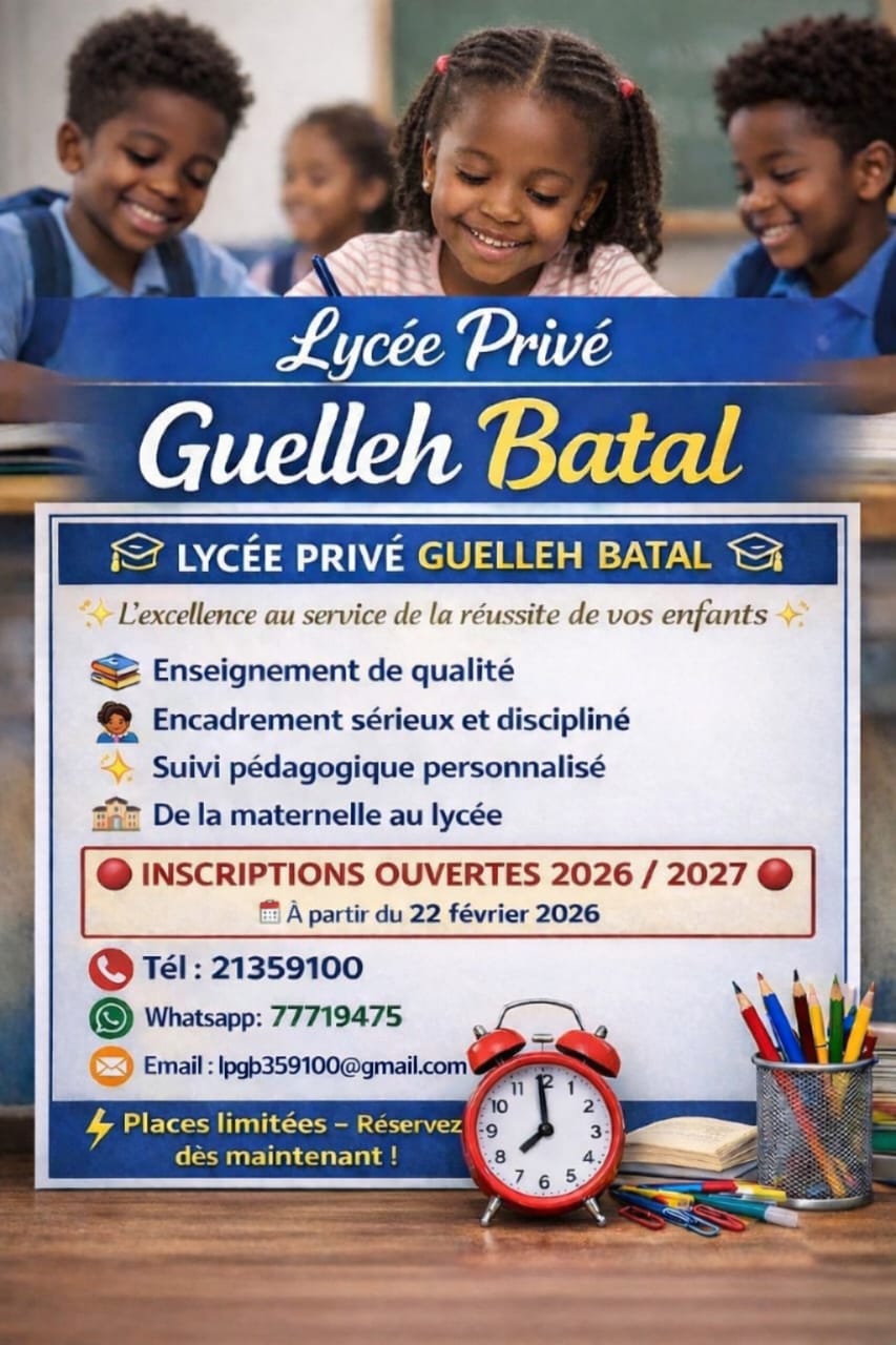 Inscription Ouvertes 2026/2027